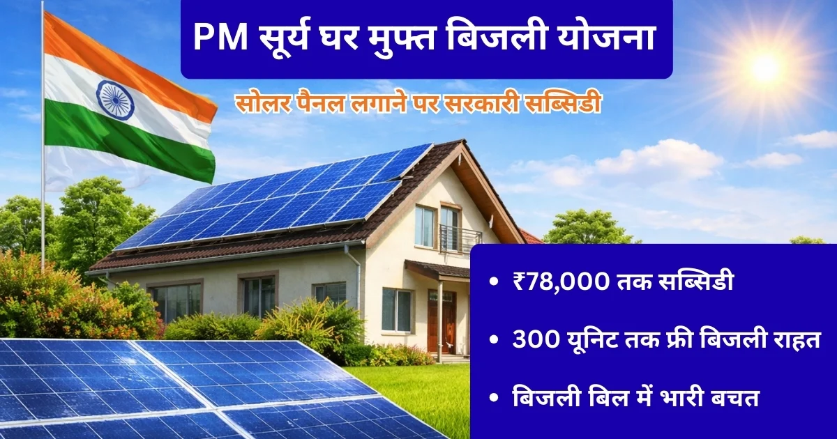 सूर्य घर मुफ्त बिजली योजना पूरी जानकारी