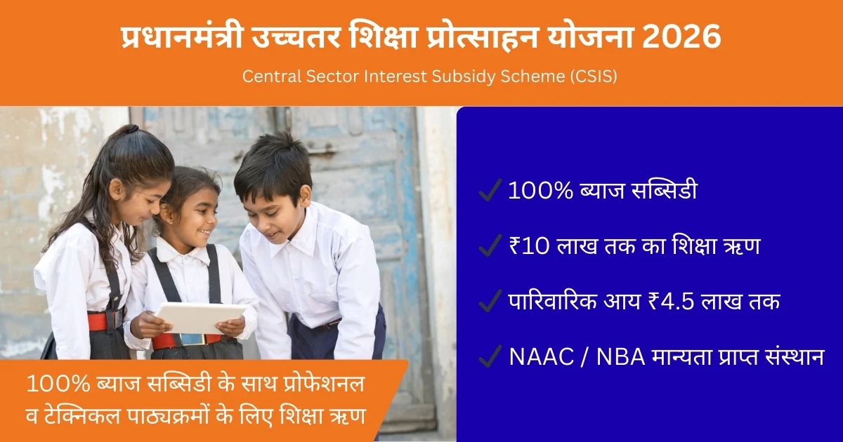Pradhan Mantri Uchchatar Shiksha Protsahan Yojana 2026