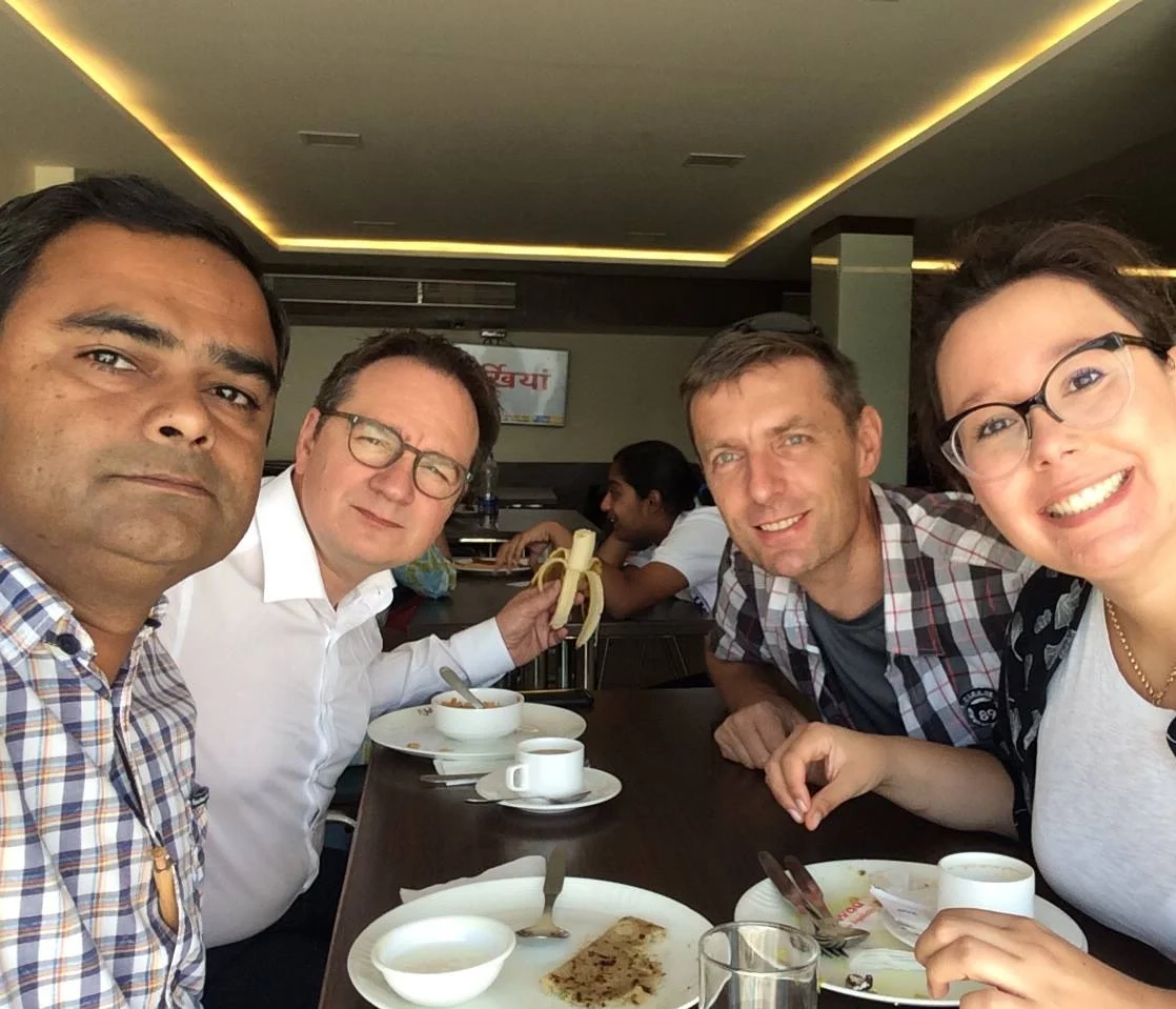 ABOUT US 1 anand parmar with fairtrade germany delegation ws 17 1