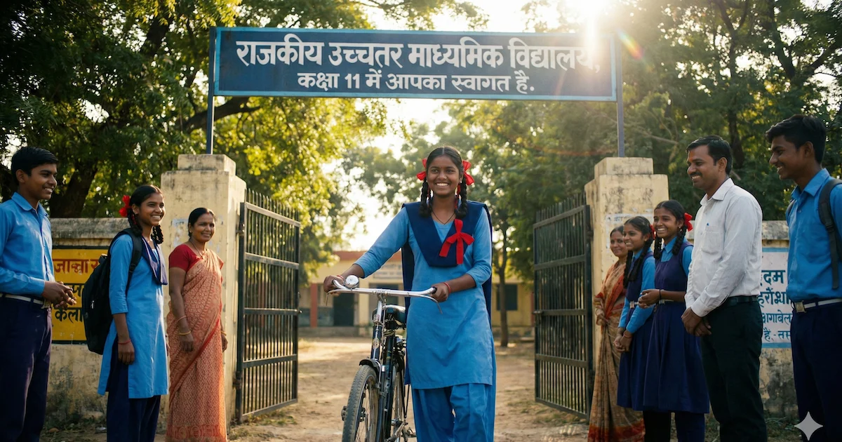कक्षा 11वीं में प्रवेश – ₹3,000 बालिका के बैंक खाते में