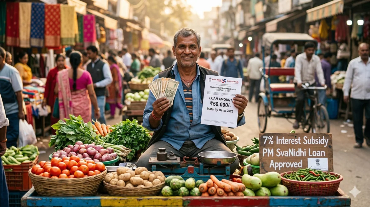 PM SVANidhi Yojana ₹50,000 लोन की ब्याज दर क्या है — पूरी जानकारी और कैलकुलेशन